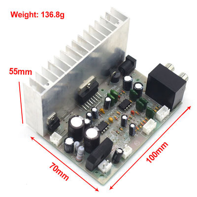 CA-7379A Tabla de amplificador de subwoofer digital con chip TDA7379 2 * 38W AC/DC 12V módulo AMP