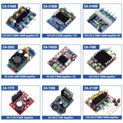 2 * 50W Amplificador de potencia digital inalámbrico Junta TPA3116D2 módulo de amplificador de altavoces DIY