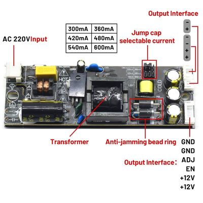 CA-132C Nuevo panel LCD LED original con conductor de corriente constante