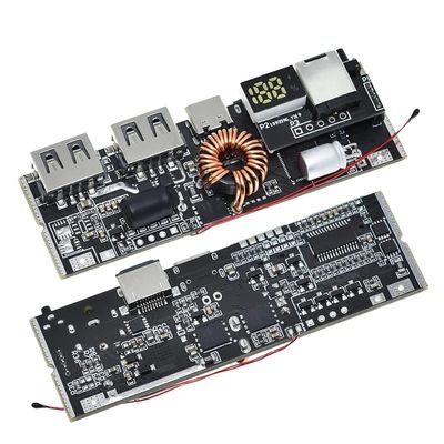 QC4.0 QC3.0 LED Dual USB PD Power Bank 18650 Módulo de carga con control de temperatura