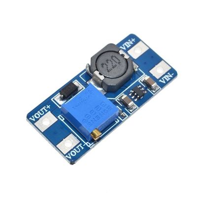 Tipo de montaje MT3608 2A 2-24V placa de convertidor de impulso CC-CC para fuente de alimentación ajustable