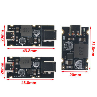 QC4.0 QC3.0 Modulo de adaptador de carga rápida USB PD65W tipo C con tipo de montaje estándar
