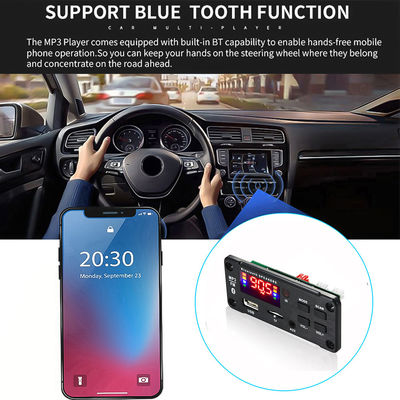 Módulo de amplificador de audio de automóvil Bluetooth 5.0 de 50W con radio USB TF FM y canales 5.0