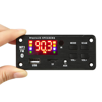 Módulo de amplificador de audio de automóvil Bluetooth 5.0 de 50W con radio USB TF FM y canales 5.0