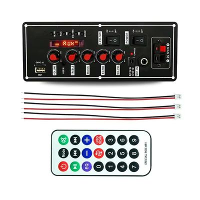 Espeaker de micrófono inalámbrico con radio FM y placa de amplificador de decodificador Bt