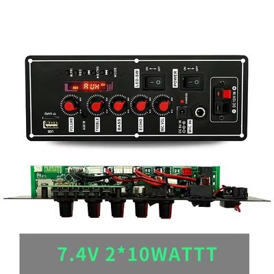 Espeaker de micrófono inalámbrico con radio FM y placa de amplificador de decodificador Bt