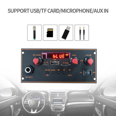 2x10W Bluetooth 5.0 placa base estéreo con decodificador MP3 y función de radio FM