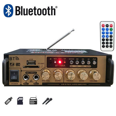 Amplificador de audio Mini 12V sin pérdidas U Disc Radio con 2 canales 2.0 y BT Board