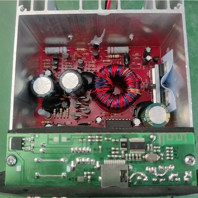 Placa amplificadora de coche con tubo de subwoofer de 50W con Bluetooth 5.0 y reproducción de tarjeta TF/USB