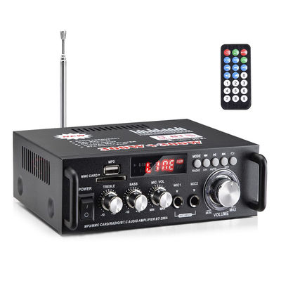 Amplificador de potencia de audio digital HIFI de 300W con pantalla LCD y Bluetooth