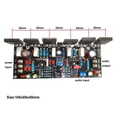Tabla de amplificador de audio de transistor Toshiba de 300W para sonido de alta potencia