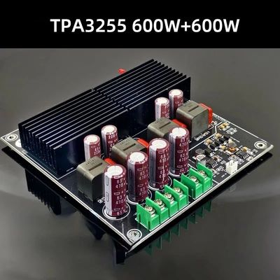 SAMP-200 HIFI Dual Core TPA3255 600W Amplificador de potencia digital de clase D para audio profesional