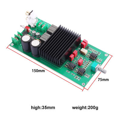 Tabla de amplificador digital de 600W con chip TPA3255 para sistemas de audio profesionales de 2.0 canales
