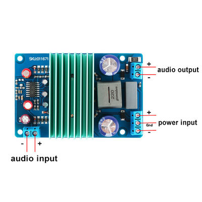 Tabla de amplificador digital HIFI de clase D de 250 W con LM3886 para sistemas de audio profesionales