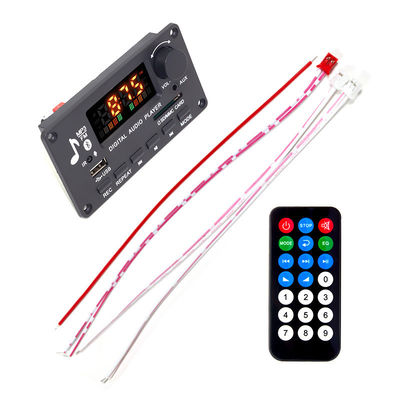 Placa base del amplificador del coche del módulo BLUETOOTH de alta potencia 2x40W con soporte del formato de audio APE y más de 20 horas de duración de la batería