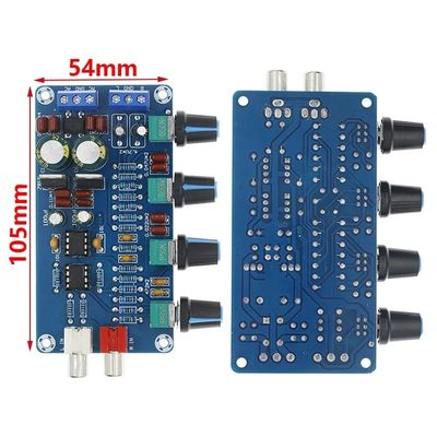 Modulo preamplificador estéreo NE5532 de 4 canales con receptores de circuito de control de tono