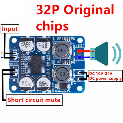 TPA3118 60W 12-24V DC PBTL Mono Clase D Placa amplificadora para módulo de audio de alta calidad