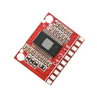 Módulo de amplificador de potencia TPA3116D2 de doble canal de 50 W con DC 4.5V ~ 24V y sin ruido POP para placa estéreo de audio