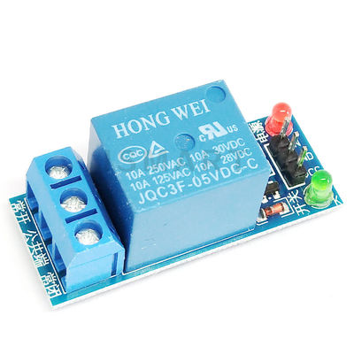 Módulo de relé de un canal de 5V/12V para PIC AVR DSP ARM MCU Panel de suministro de energía de carga de contacto