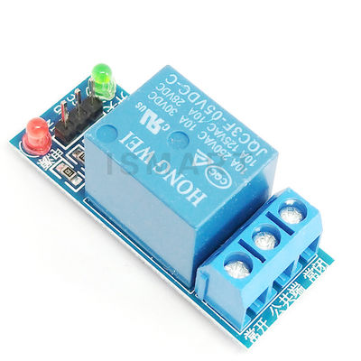 Módulo de relé de un canal de 5V/12V para PIC AVR DSP ARM MCU Panel de suministro de energía de carga de contacto