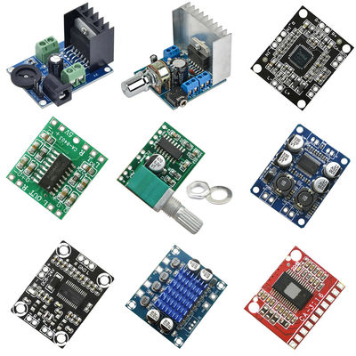 Módulo de amplificador de potencia digital de 35W TDA8932 Placa de audio azul para voltaje de trabajo DC 10-30V