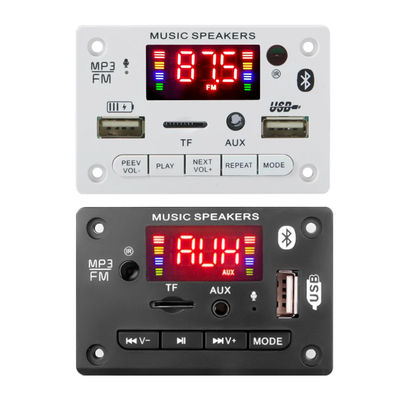 Módulo de reproductor de MP3 BT 5.0 inalámbrico con 6-12V DC y soporte de audio sin pérdidas para sistemas de audio de automóviles
