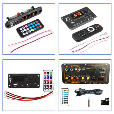 Módulo de reproductor de MP3 BT 5.0 inalámbrico con 6-12V DC y soporte de audio sin pérdidas para sistemas de audio de automóviles