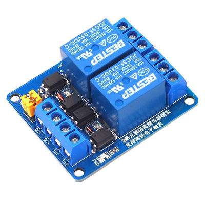 Módulo de relé de 2 canales con aislamiento de doble optoacoplador 3.3V 5V 12V 24V módulo de alimentación