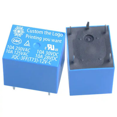 PCB Mini Relay Electromagnético T73 Potencia 10A 10amp 1 Co Dc 5V 12V 24 24V 24vdc 4 Pin 5pines 5 pines