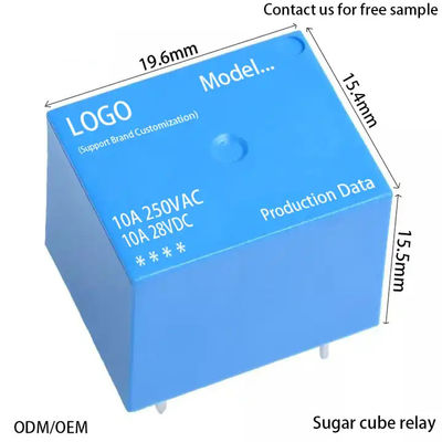 PCB Mini Relay Electromagnético T73 Potencia 10A 10amp 1 Co Dc 5V 12V 24 24V 24vdc 4 Pin 5pines 5 pines