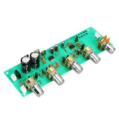 BY08 Tabla de amplificador de potencia lineal con ajuste alto/medio/bajo y doble AC12-15V con 4558 Op Amp