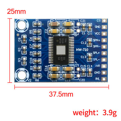 Placa amplificadora digital con chip TPA3116D2 con salida de 50 W+50 W y alimentación de 12 V-24 V CC