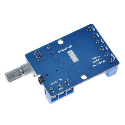 Tabla de amplificador digital estéreo de alta potencia de 30Wx2 con fuente de alimentación de 12V/24V para proyectos de audio DIY