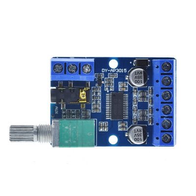 Tabla de amplificador digital estéreo de alta potencia de 30Wx2 con fuente de alimentación de 12V/24V para proyectos de audio DIY