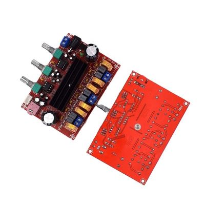 Módulo de Audio TPA3116D2, placa amplificadora de potencia Clase D de 2,1 canales con potencia de salida de 200W y voltaje amplio de DC12-24V
