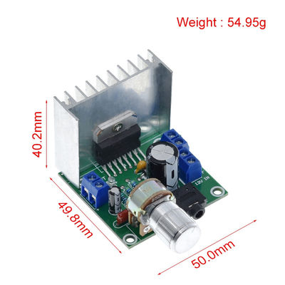 Placa amplificadora de potencia de doble canal TDA7297 de 12V con salida de 15W+15W y diseño sin ruido