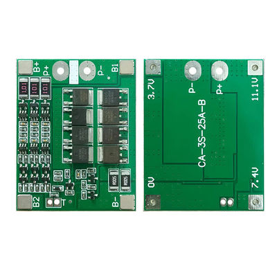CA-3S-25A-B-T Li-Ion 18650 BMS PCM Batería de protección de la placa BMS PCM con equilibrio para Li-Ion Lipo Batería de paquete de células módulo DIY
