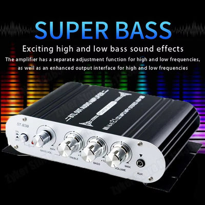 Placa amplificadora de 2,1 canales y 12V con potencia de salida 80WX2+80W para audio digital Hi-Fi doméstico