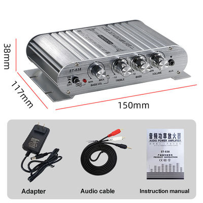 Placa amplificadora de 2,1 canales y 12V con potencia de salida 80WX2+80W para audio digital Hi-Fi doméstico