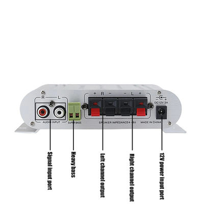 Placa amplificadora de 2,1 canales y 12V con potencia de salida 80WX2+80W para audio digital Hi-Fi doméstico