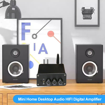 Tabla de amplificador de audio Bluetooth 5.0 de 100W * 2 con material de aluminio para amplificador de potencia profesional