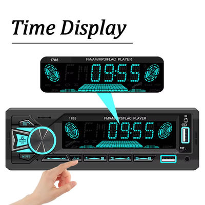 Universal 60Wx4 Radio de coches estéreo con reproductor MP3 FM receptor y entrada AUX USB / SD