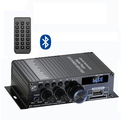 AK-380 2.0 Canal Bluetooth v5.0 Amplificador de audio con potencia de salida de 100-300W para cine en casa