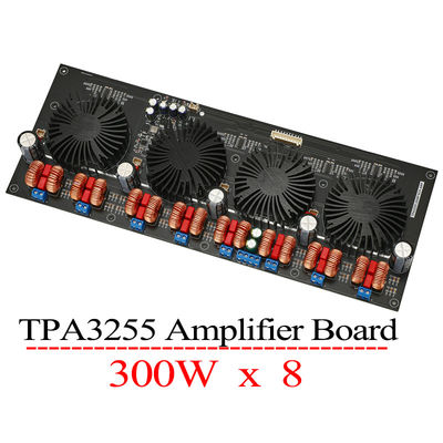 TPA3255 8 canales 300W Amplificador de potencia digital de alta eficiencia Clase D Amplificador de audio para cine en casa DIY