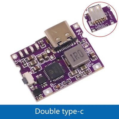 IP5310 Modulo de alimentación Step-Up Tipo C Convertidor de impulso USB 5V 4.2V 3A Tabla de carga de la batería de litio con indicador LED