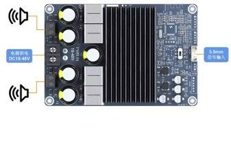TPA3255 2x300W de alta potencia doble canal amplificador de audio estéreo placa amplificador de potencia digital