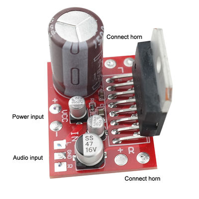 TDA7379 Módulo de amplificador de potencia estéreo doble canal DC9V-17.5V 38W+38W Amplificador de audio
