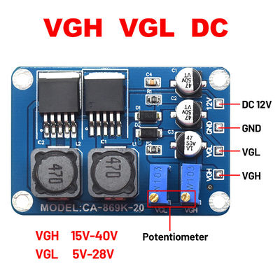CA-869K Vgh Vgl Modulo de reparación de placa de DC Convertidor de Tcon Cambio de voltaje Modificar regulador Led herramienta de reparación de panel de televisión LCD