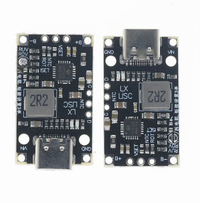 Tipo-C USB 2/3S BMS 15W 8.4V 12.6V 1.5A Batería de litio Modulo de carga de refuerzo con soporte equilibrado Carga rápida con indicador