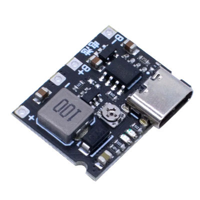 3.7V a 9V 5V 2A DC-DC Modulo de refuerzo ascendente 18650 Batería de litio Carga y descarga de la placa Tipo-C DC TP4056